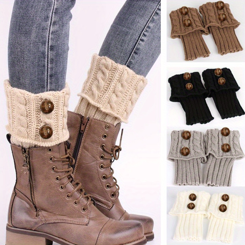Dress to Impress Knitted Boot Cuffs and Leg Warmers