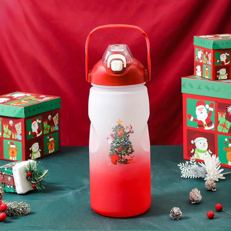 Christmas Santa Claus Kawaii Water Bottle For Girls Cute - Temu