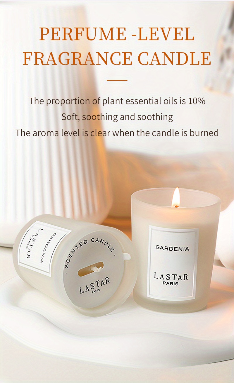 Scented Candle pure Gardenia Scent Oil aromatherapy Glass - Temu