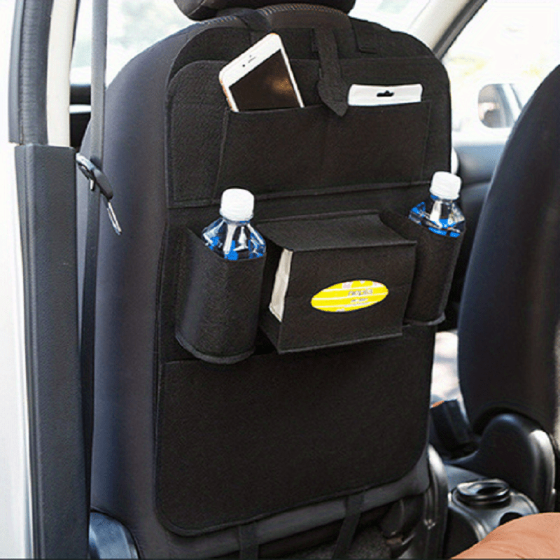 Evenflo Deluxe-Auto-Rücksitz-Organizer mit durchsichtiger Tasche