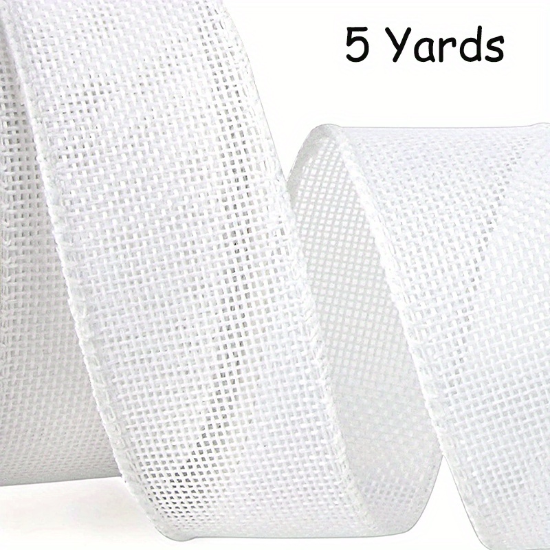 Burlap Net Ribbon White ( Width: 2-1/2 inch  Length: 10 Yards ) - BBCrafts  - Wholesale Ribbon, Tulle Fabrics, Wedding Supplies, Tablecloths & Floral  Mesh at Best Prices