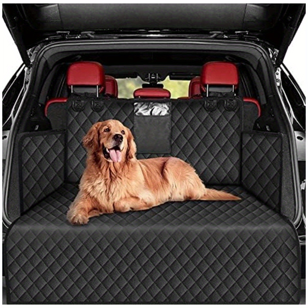 Pet Dog Trunk Cargo Liner Washable Oxford Car Suv Seat Cover Waterproof  Floor Mat