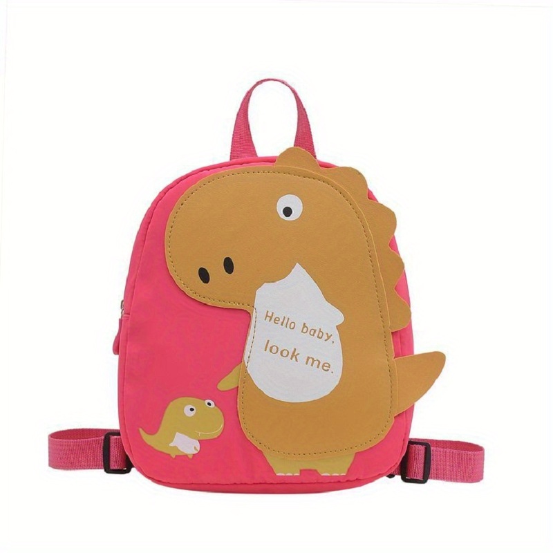 Lindo dinosaurio bebé rosa niño mochila impermeable mini mochila  niños/niñas linda mochila pequeña, Imagen 425, Mochilas Tradicionales