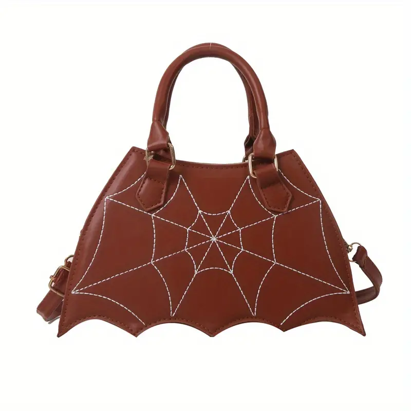 Fashion Punk Halloween Bat One-shoulder Bag, Gothic Small Top Handle Purse,  Horror Night Shoulder Gift Bag - Temu