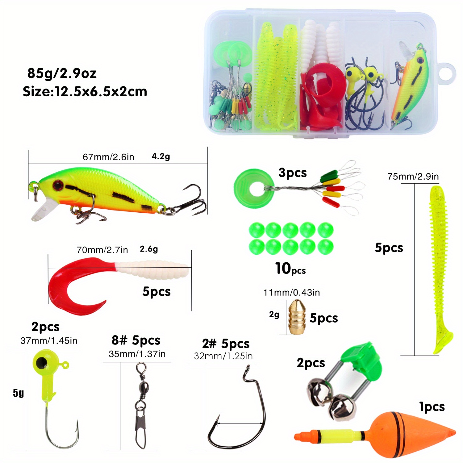 Red Lure Fishing Lures, Sougayilang Fishing Lure