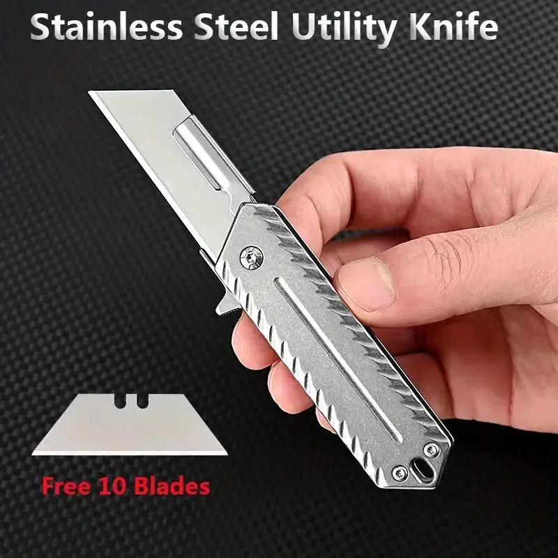 Stainless Steel Heavy Duty Utility Knife Sharp Quick - Temu