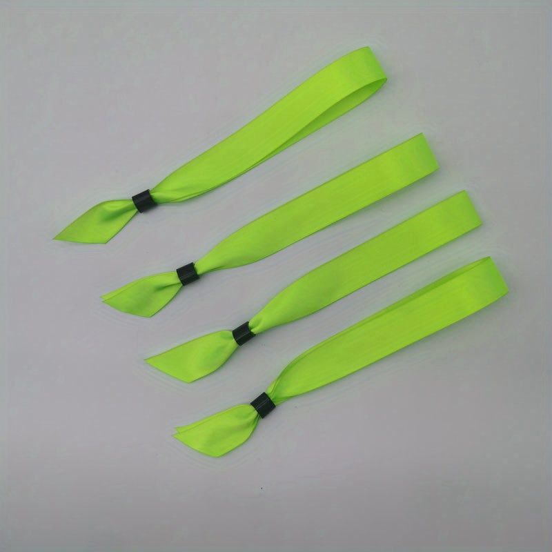 Green Plastic Wristband Solid Colors