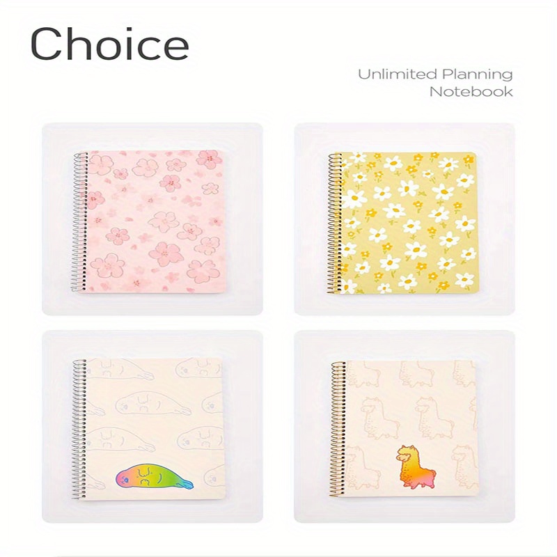 Mini Spiral Notebook Cute Pocket Notebook Aesthetic Notebook Temu