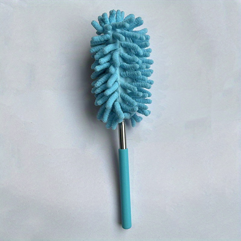 Plumero de microfibra con mango polipropileno azul