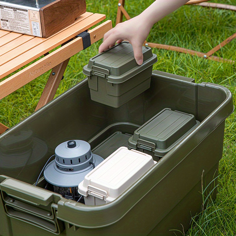 Outdoor Camping Mini Plastic Storage Box Desktop Seasoning Bottle