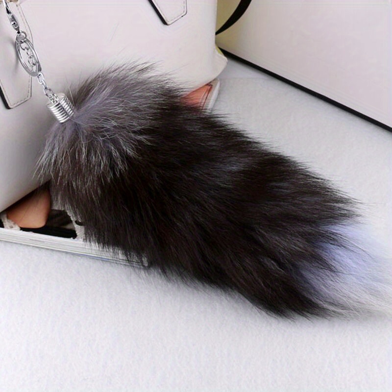 Mink Fur Handbag with Tails