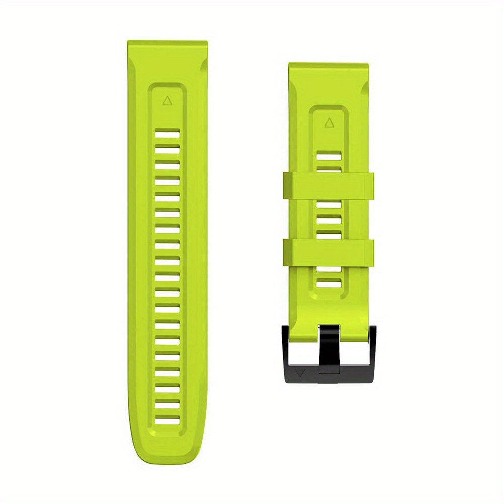  AEMALL 22mm 26mm Smart Watch Strap For Garmin Fenix 7 7X 5 6 5X  6X Pro EPIX 3HR Printing Silicone Smartwatch Wrist Band Bracelet Correa  (Color : Color G, Size 