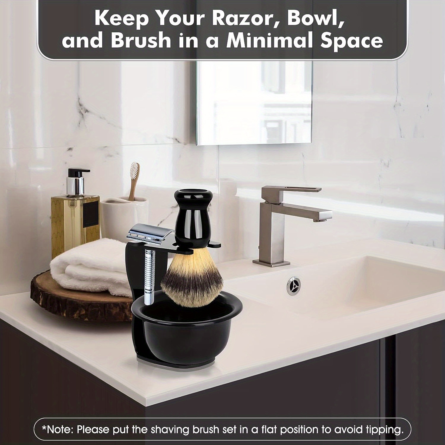 Men's Shaving Brush Bowl Set 1 Shaving Brush Set Men Shave Temu Portugal