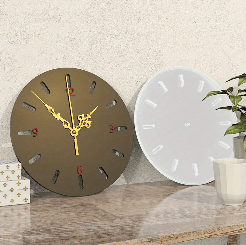 Clock Epoxy Mold for Resin Casting Clock Wall Decor Mould Number Clock  Silicone Mold DIY Wall Hangings-Decor Mould - AliExpress