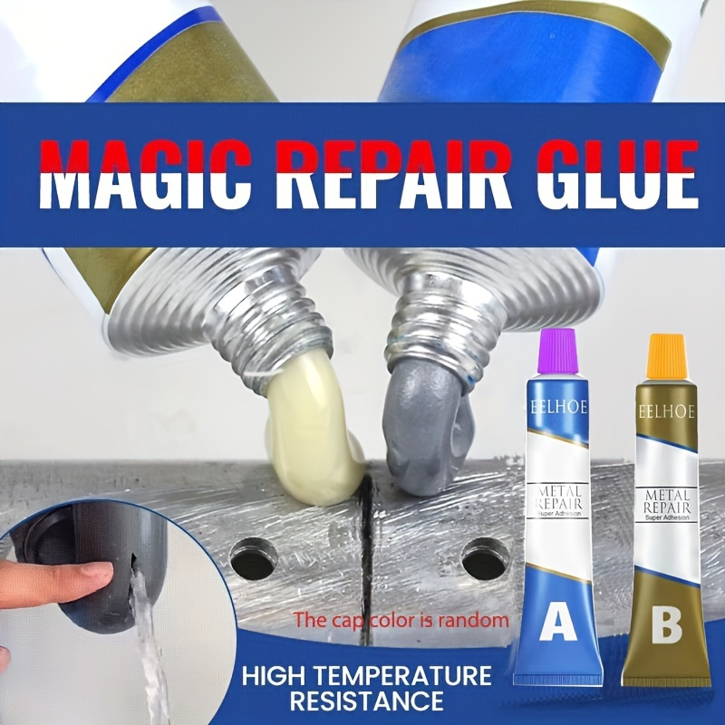 2pcs/set Magic Metal Repair Glue Ab Alta Resistencia Unión - Temu