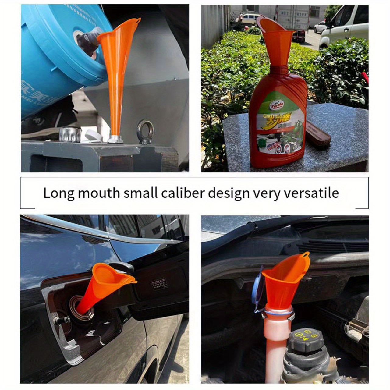 Funnel Long Neck Funnel Gas Tanks Oil Funnel Multifunctional Temu Australia