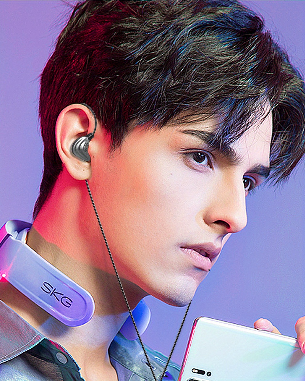 Wrap Around Ear Heavy Bass Wired Headset