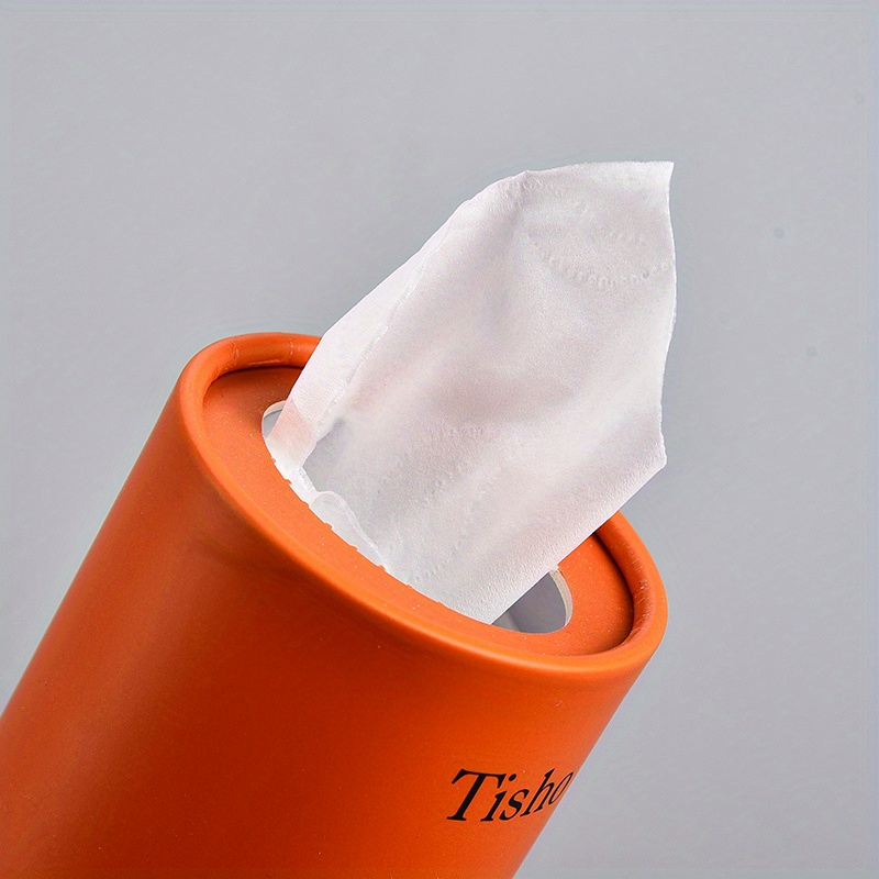 Buy Online Kitchen Organizer Orange Tissue Holder Wooden Handmade Hand  Painted Facial Tissue Paper Holde -  1080766
