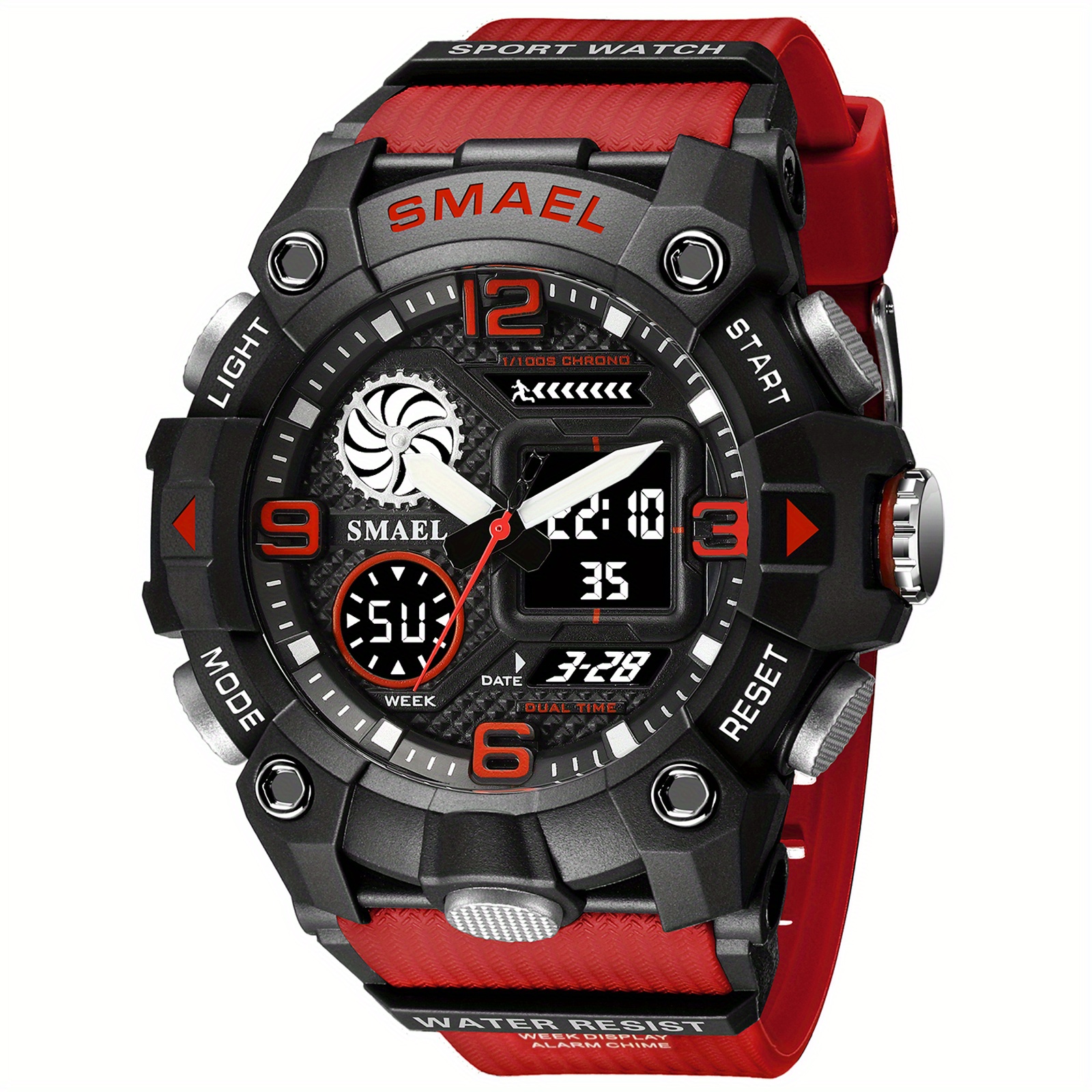  SMAEL Relojes deportivos para hombre, impermeable