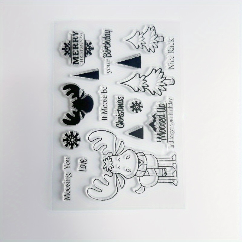 Cartoon Clear Stamps Journal Stamps Reusable Stationery - Temu