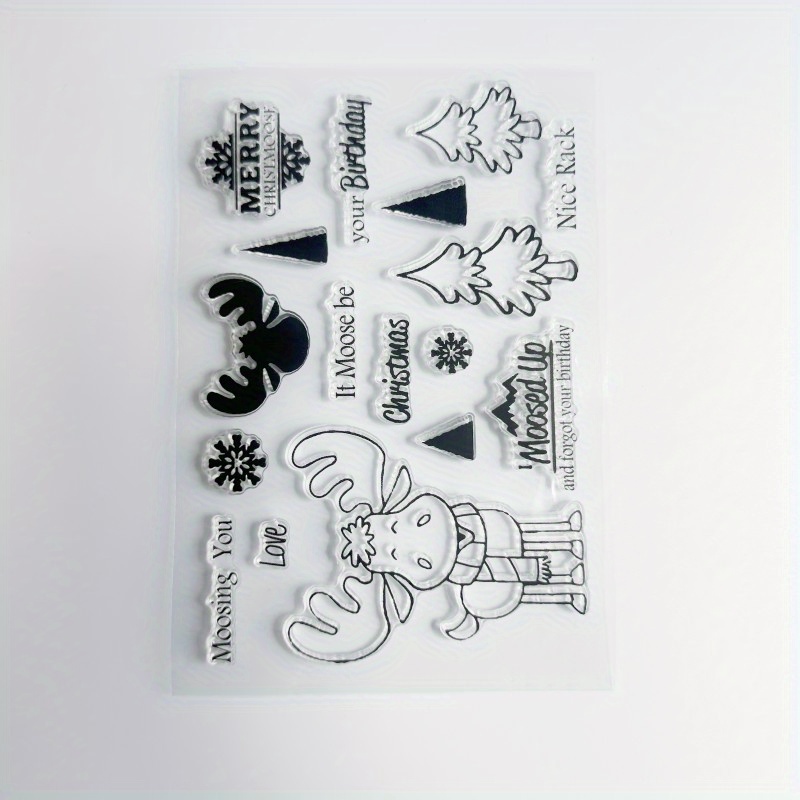 Cartoon Transparent Journal Stamp Reusable Stationery - Temu Australia