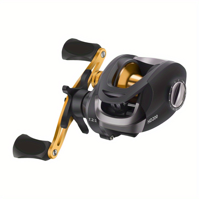 Baitcasting Fishing Reel 12+1BB 7.2:1 Gear Ratio with 6kg Drag for  Saltwater Freshwater Fishing Reel Outdoor.