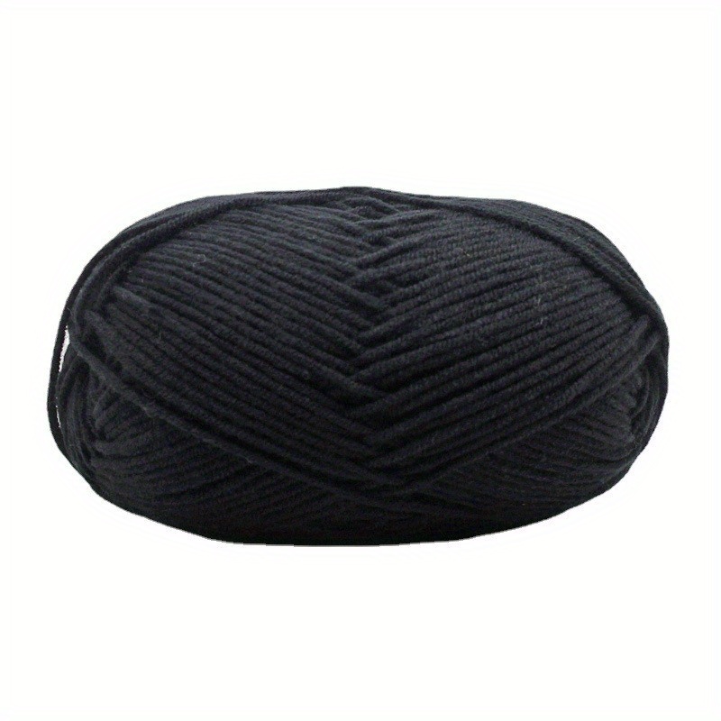 1PCS Yarn for Crocheting,Soft Yarn for Crocheting,Crochet Yarn for  Sweater,Hat,Socks,Baby Blankets(Grey NO Hook)