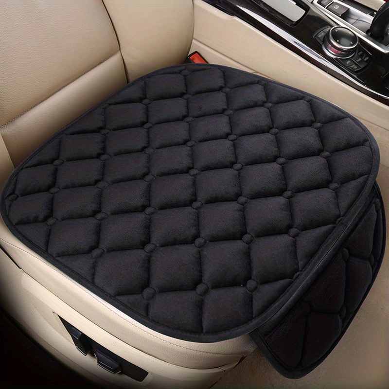 2pcs Front & Rear Coffee-colored Car Seat Cushion Set
