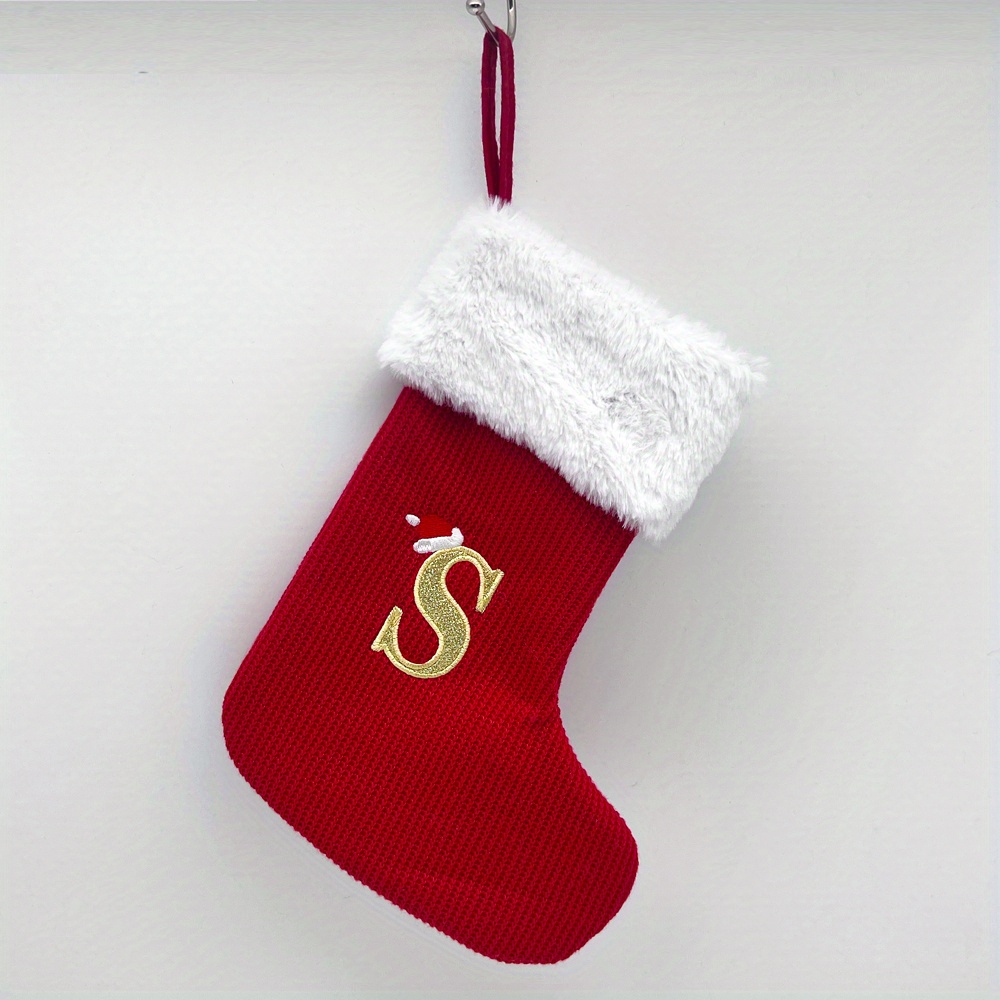 Christmas Stocking Fashion Festive Soft Stylish Classic - Temu