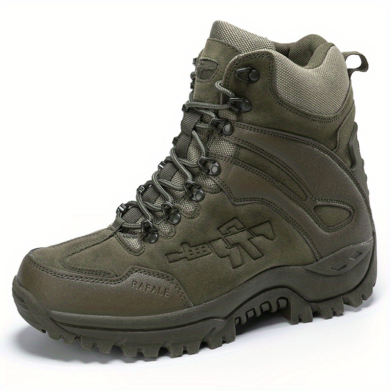 Men's Outdoor Lace Up High Top Tactical Boots With Assorted Colors