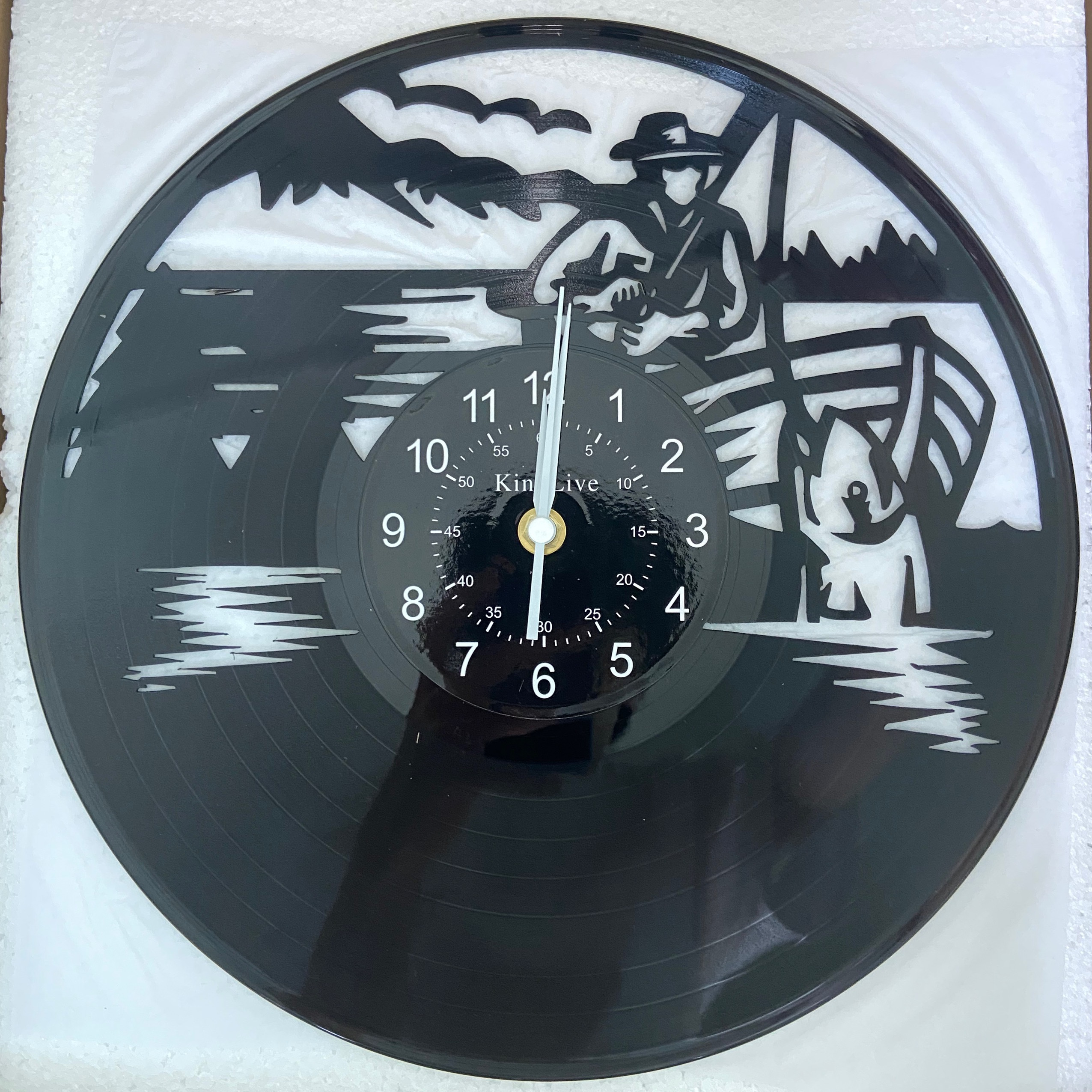 1pc Vinyl Wall Clock Handmade Vintage Vinyl Record Clock For