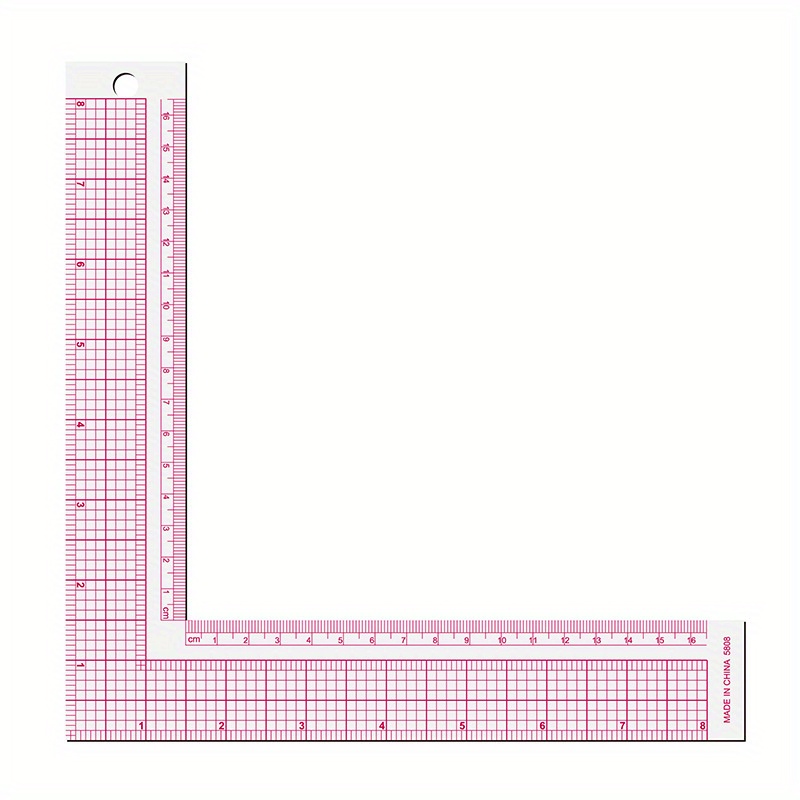 1pc Sewing Ruler Quilting Ruler Cutting Ruler For Cutting Fabric, Rulers  For Quilting And Sewing, Non Slip Quilt Rulers, Sewing Supplies