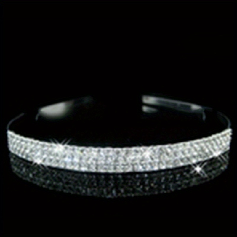 Sparkling Rhinestone Headband for Party Performance - Girls Gift