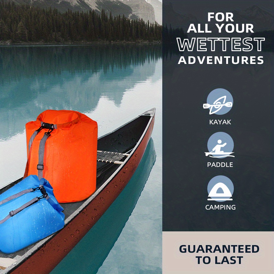 Dry Bags Keep Gear Dry Clean Kayaking Hiking Swimming ! - Temu