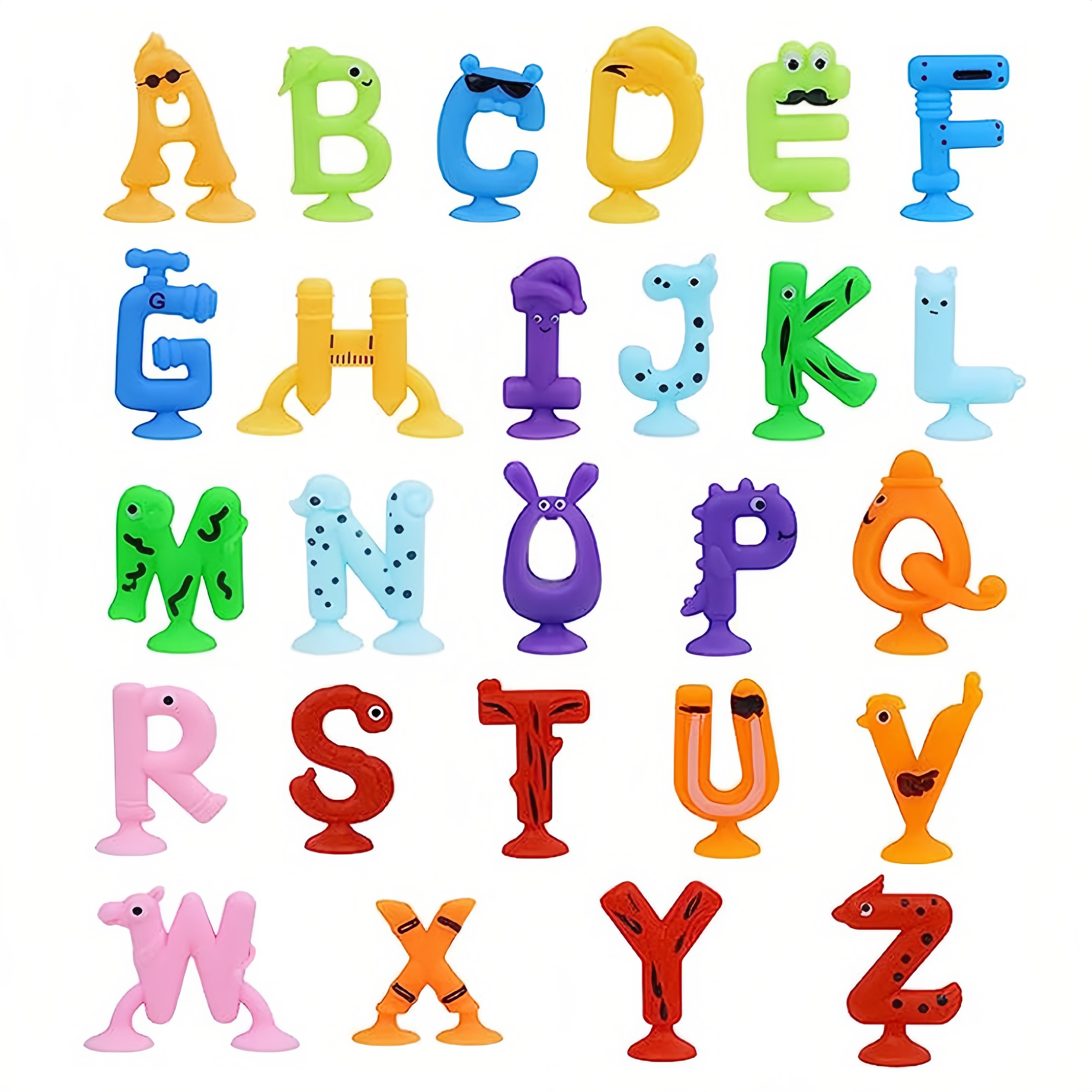 156Pcs Alphabet Letters ABC Stickers Child Reward Sticker Learning Toy Cup  Computer Notebook Decoration Cartoon Cute Kawaii - AliExpress