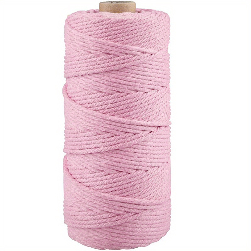  3 cuerdas de algodón trenzadas de 10 yardas, 0.472 in, cuerda  de algodón para decoración de manualidades, cinturón de bolsa, accesorios  de costura, cuerda de algodón de color para manualidades, cuerda