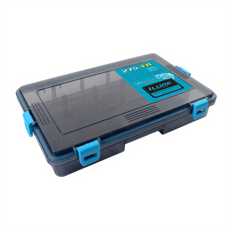 Plastic Double Sided Fishing Tackle Box Fishing Accessories - Temu