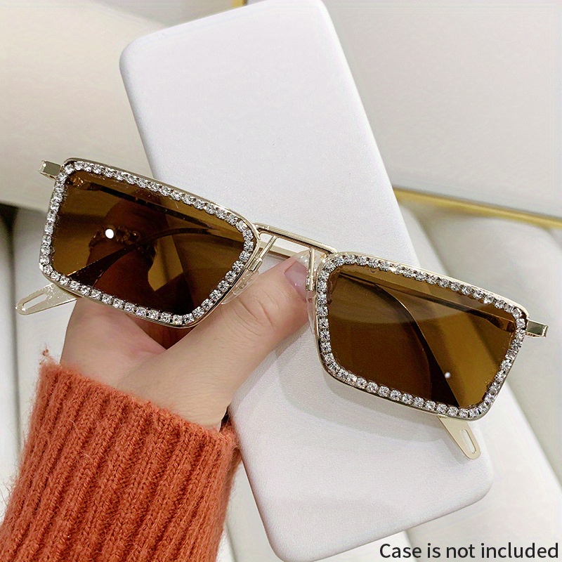 Sparkling Crystal Glasses Transition Sunglasses