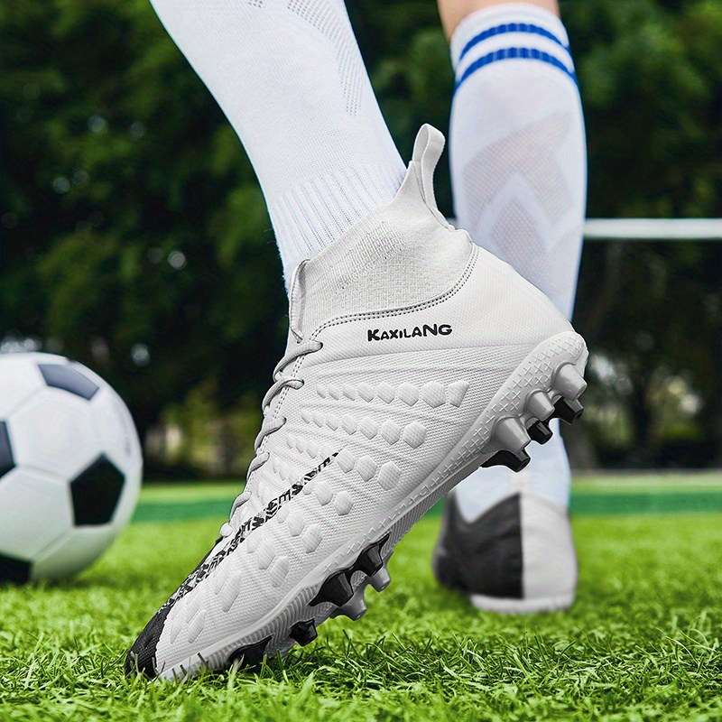 Botas De Fútbol Con Tacos AG Para Hombre, Zapatos De Fútbol Profesionales  Con Cordones Transpirables Antideslizantes Para Adolescentes Y Adultos Para