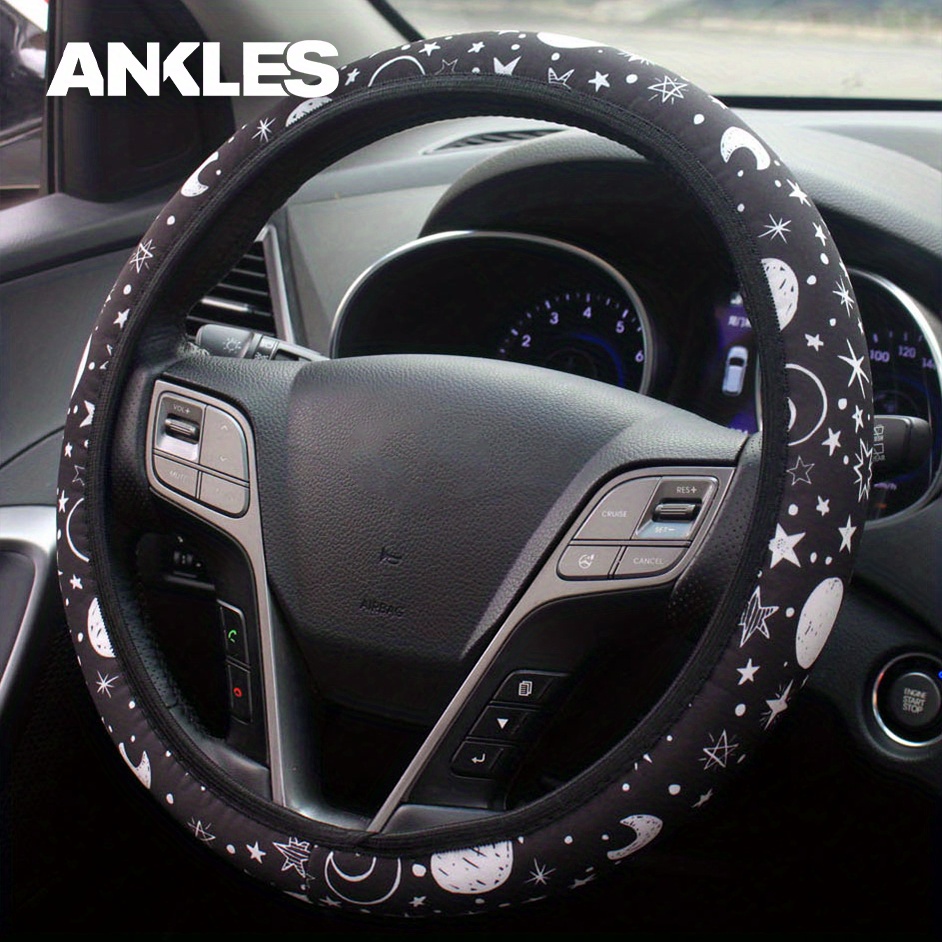 Starry Sky Car Steering Wheel Cover Fashion Universal No Inner Ring Elastic  Band Elastic Washable Cloth Handle Cover, Shop Now For Limited-time Deals
