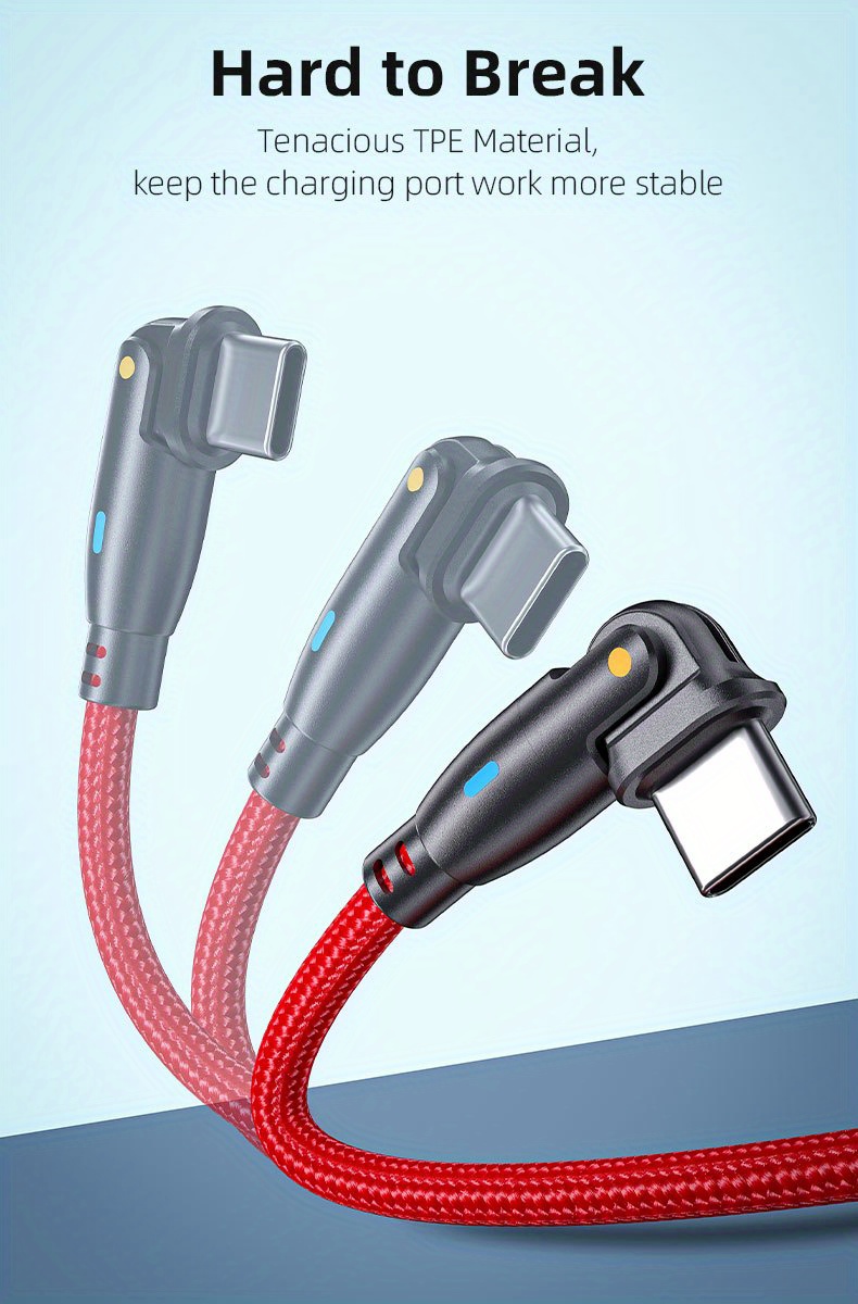 Double ended Type c Data Cable Double port Pd Fast Charging Temu