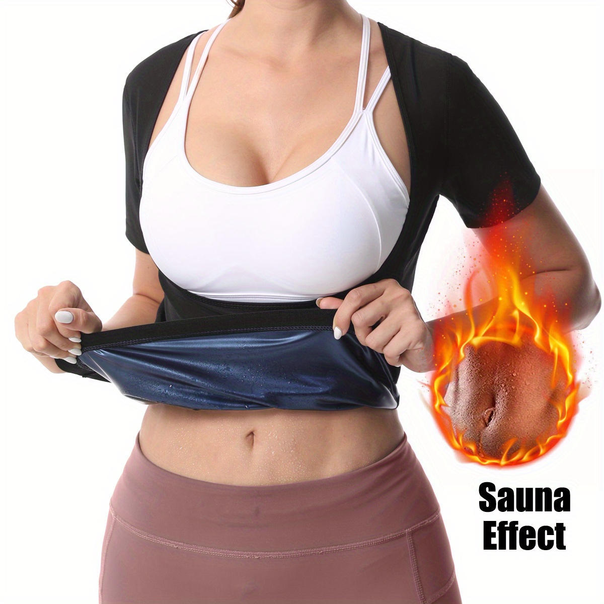Shape Your Waist & Burn Fat Instantly with Women's Sauna Waist Trainer!