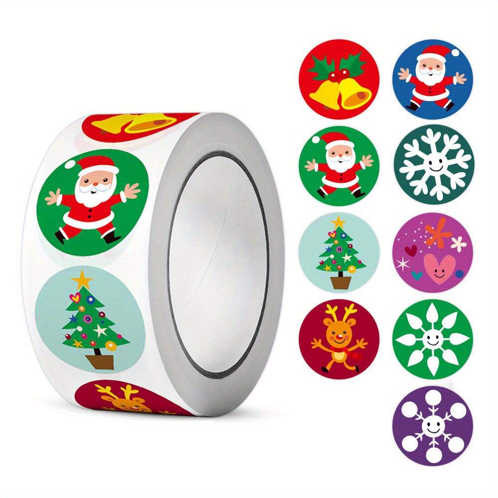 Christmas Stickers Holiday Stickers Party Decorations Tree - Temu