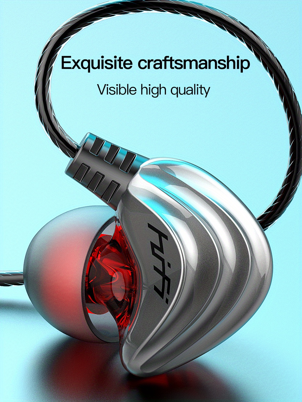 Wrap Around Ear Heavy Bass Wired Headset