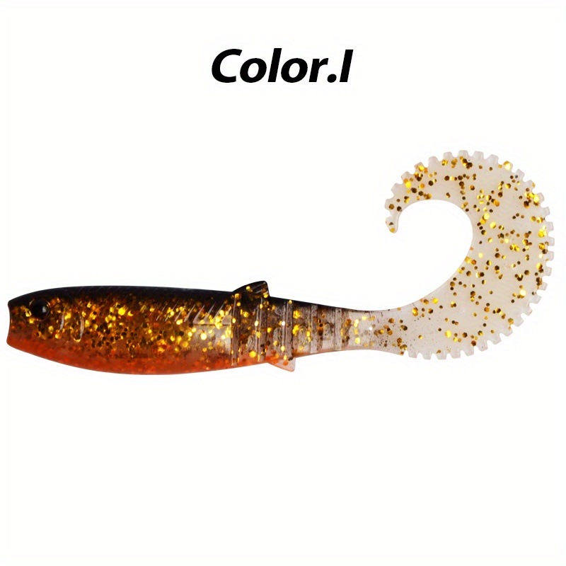 Soft Fishing Lures Bassking Artificial Silicone Baits - Temu Philippines