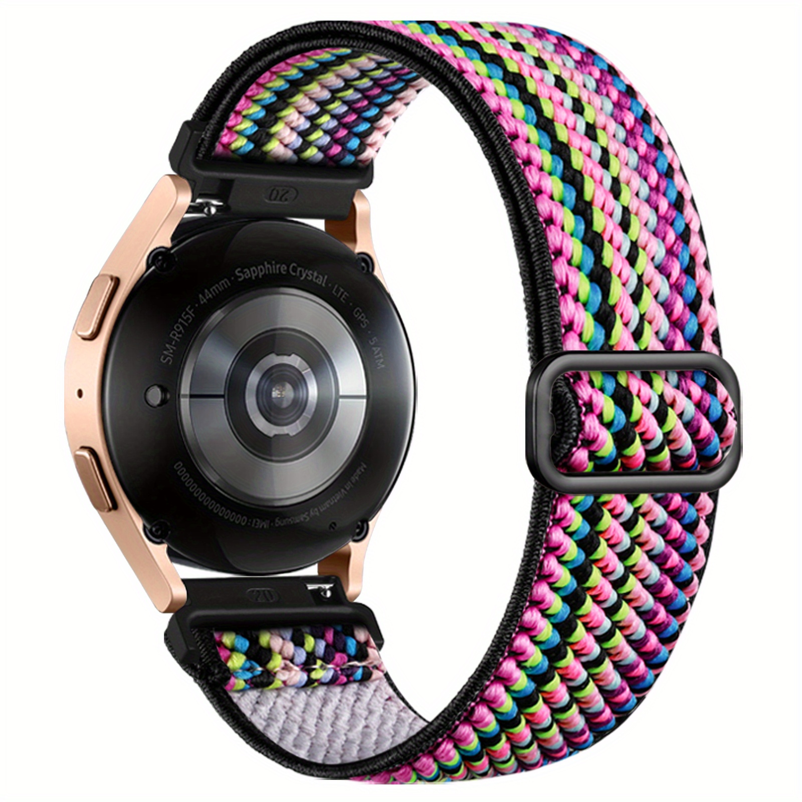 Elastic Braided Strap For Samsung Galaxy Watch 4 Classic 46/42mm 44mm Nylon  Band