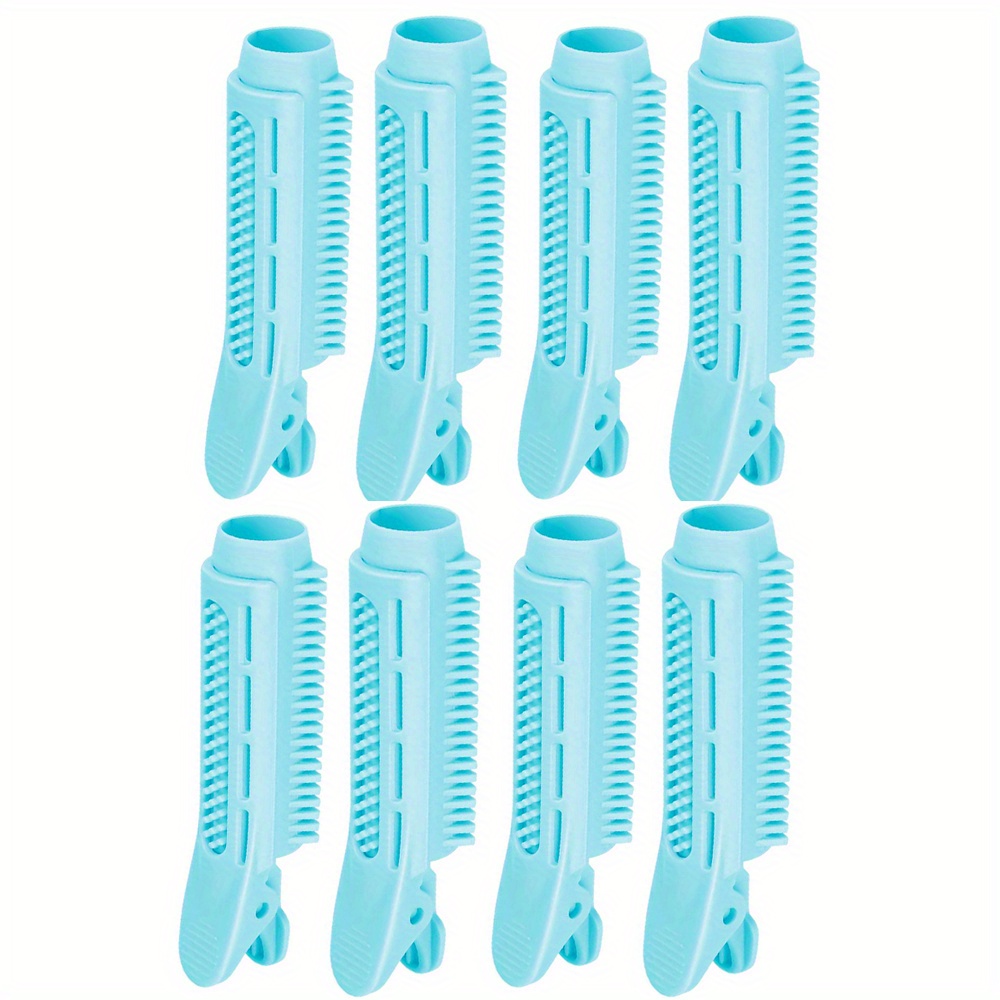 TEMU 8pcs Fluffy Volumizing Hair Root Clips - Self-grip Hair Styling Tool For Instant Bangs And Diy Hair Rollers For Women