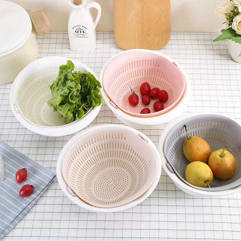 Multifunctional Plastic Drain Tray For Fruits, Vegetables, Cutlery