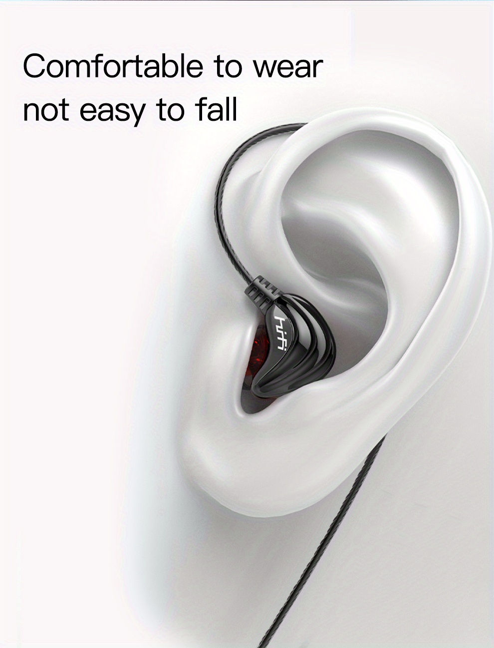 Wrap Around Ear Heavy Bass Wired Headset