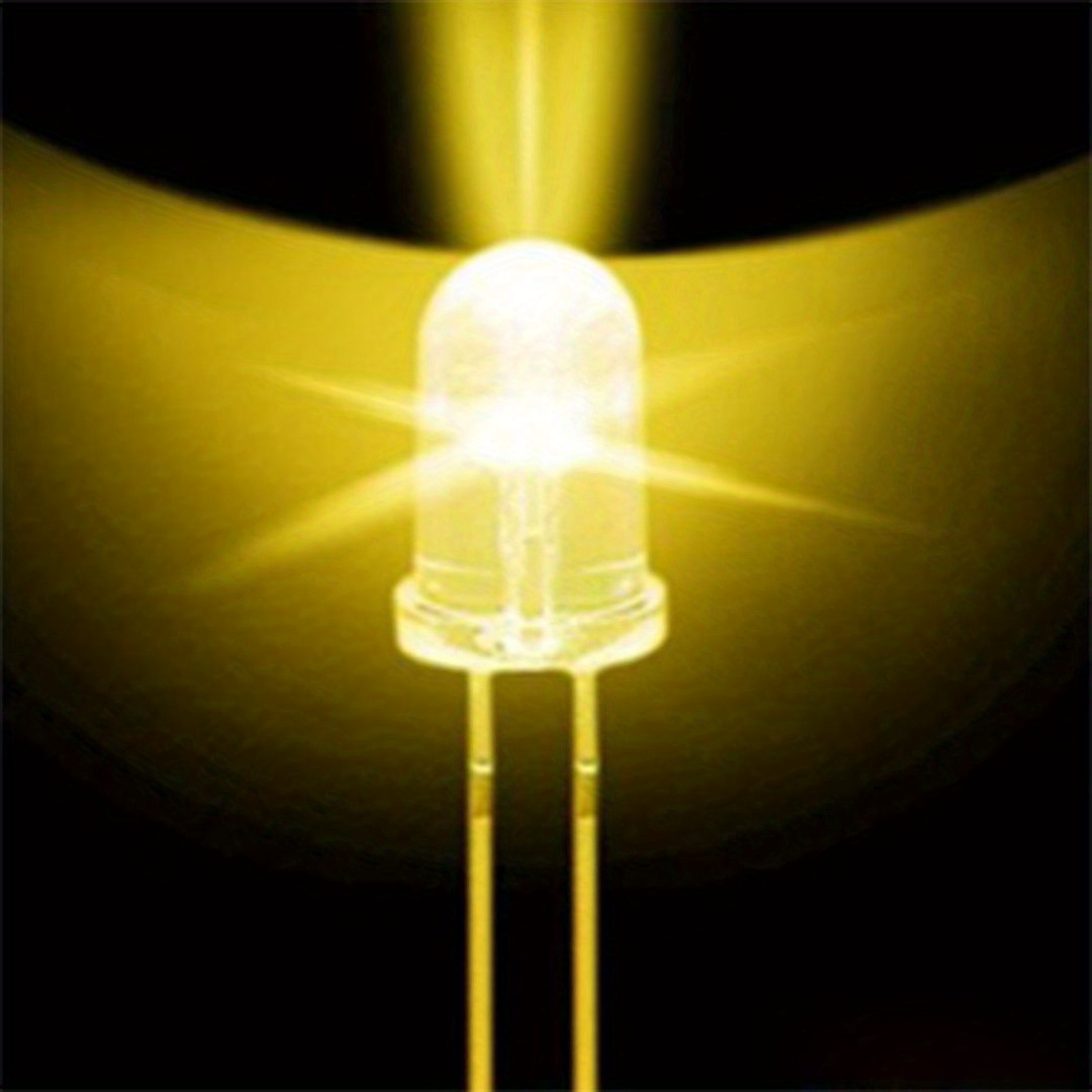 Diodo LED 5mm trasparente - giallo